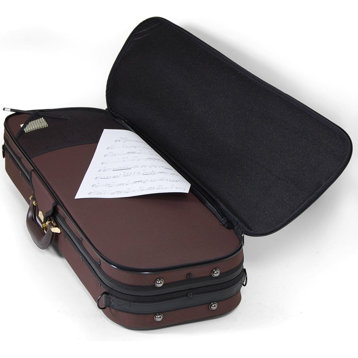 Super Light Oblong Violin Case (Square) Brown
