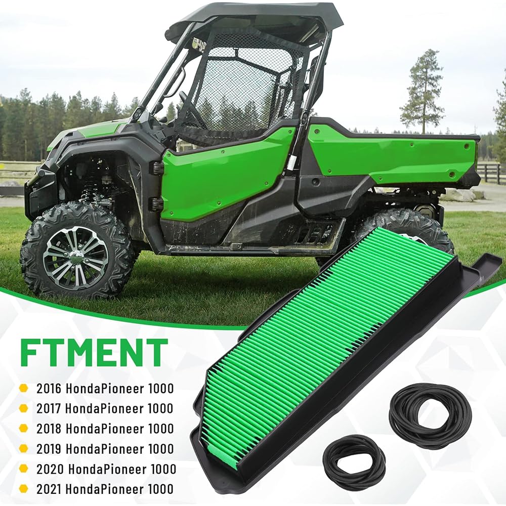 17215-HL4-A02 Honda Pioneer Air Filter Replacement 2016 2017 2018 2019 2020 2021 Honda Pioneer 1000 1000-5
