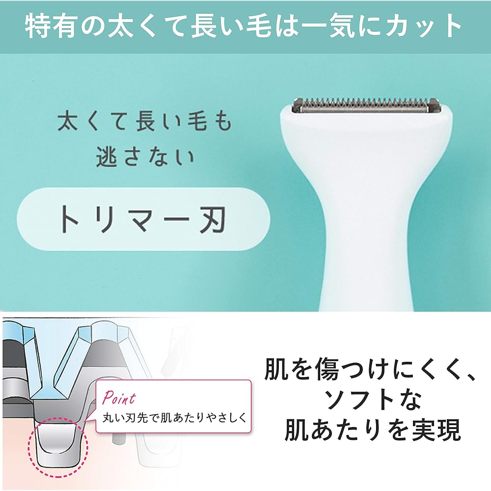 Panasonic VIO shaver Ferrier hair removal waterproof silver tone ES-WV60-S