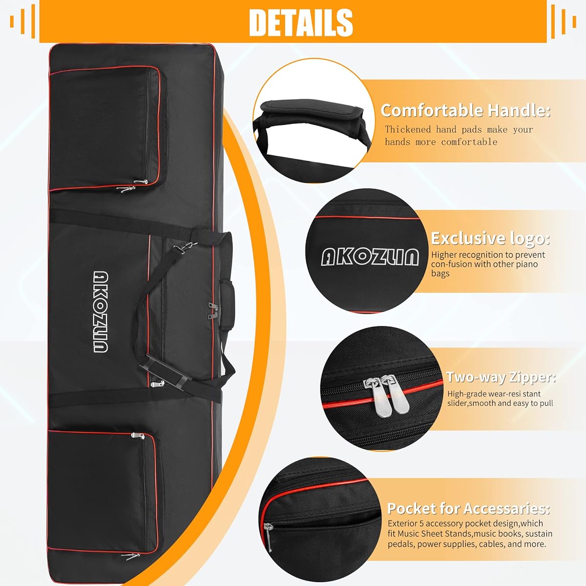 portable padded keyboard case