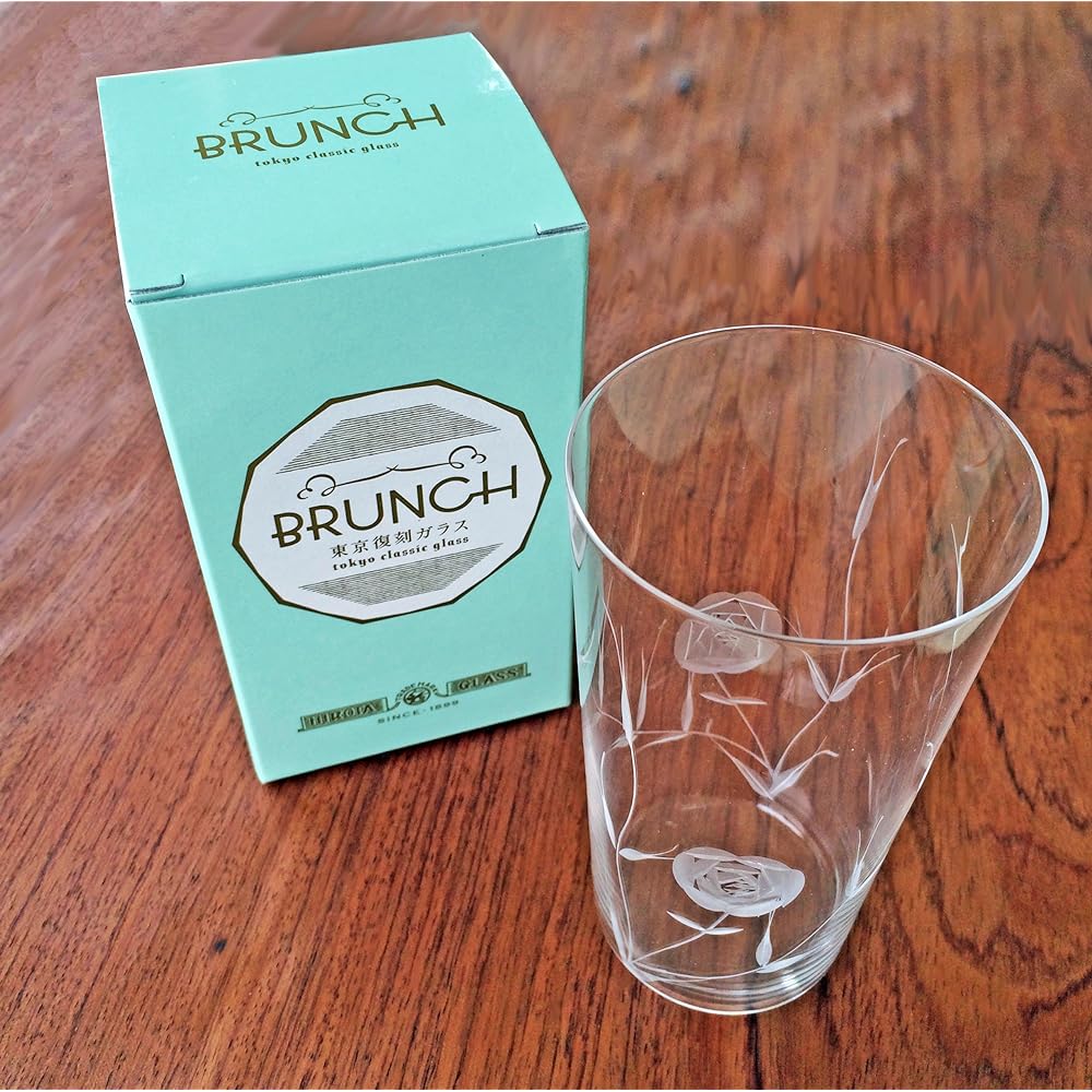 Hirota Glass Tokyo Reproduction Glass Rose 10oz TC-4-10