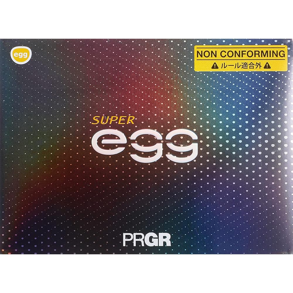 PRGR Golf Ball SUPERegg 19NEW SUPERegg BALL DZ GB1031 Pearl White