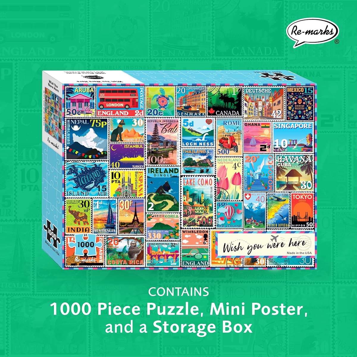 Remarks Wish You Are Hair 1000 Piece Puzzle