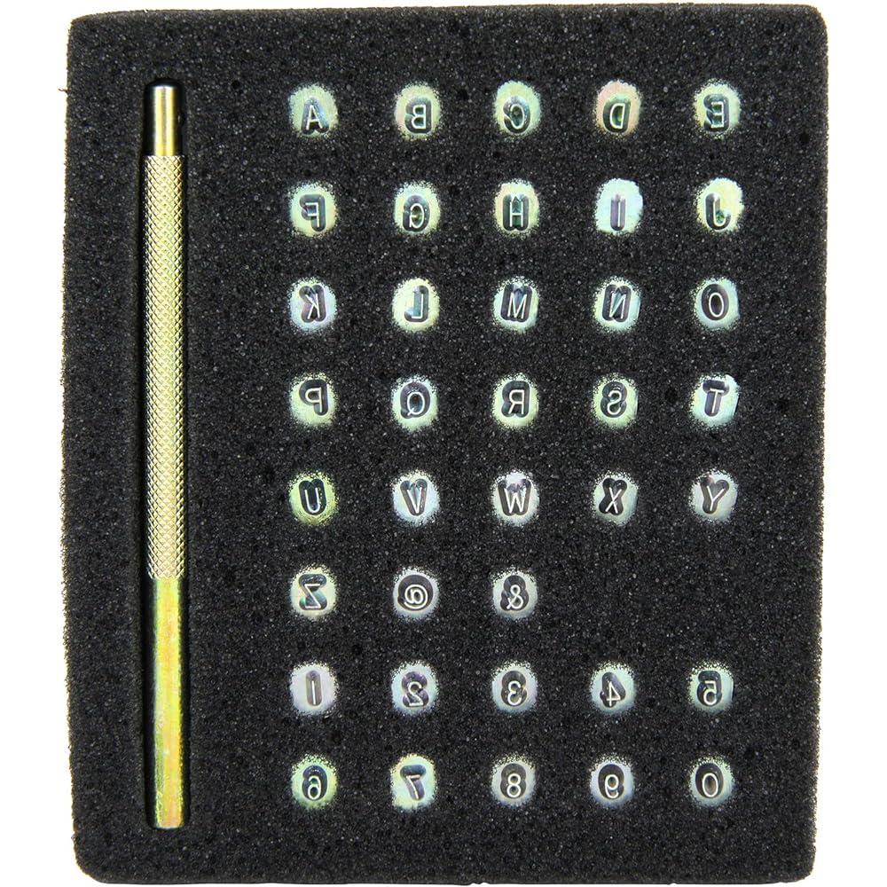 Kyoshin El Alphabet Number Engraving Set (26 English letters + 10 numbers + 2 symbols + 1 batting stick) 1161032