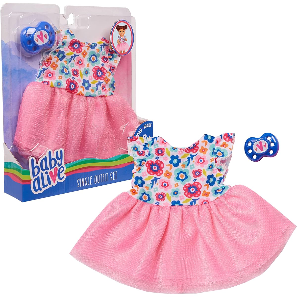 Baby Alive Single Outfit Set Floral Dress