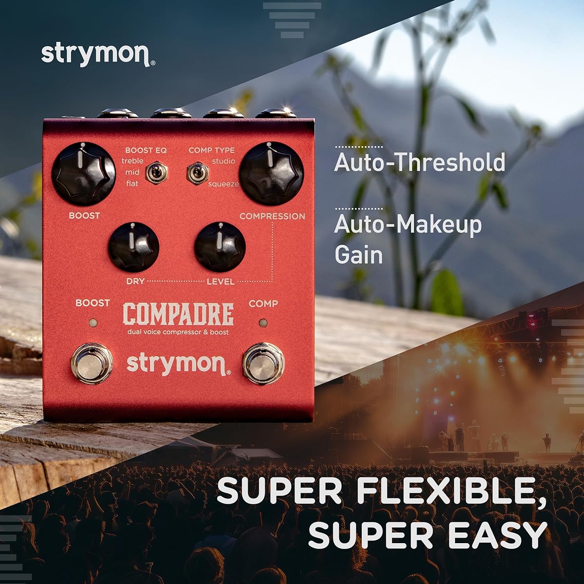 Strymon "COMPADRE" Dual Voice Compressor & Boost [Domestic regular product]