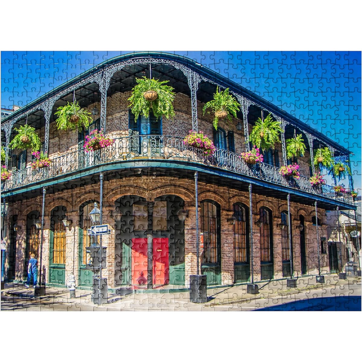 New Orleans French Quarter - Premium 1000 Piece Jigsaw Puzzle for Adults