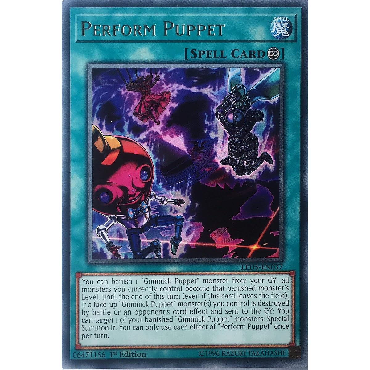 - Playing Puppet - LED5-EN037 - Rare - 1st Edition - Legendary Duelists: Immortal Fate