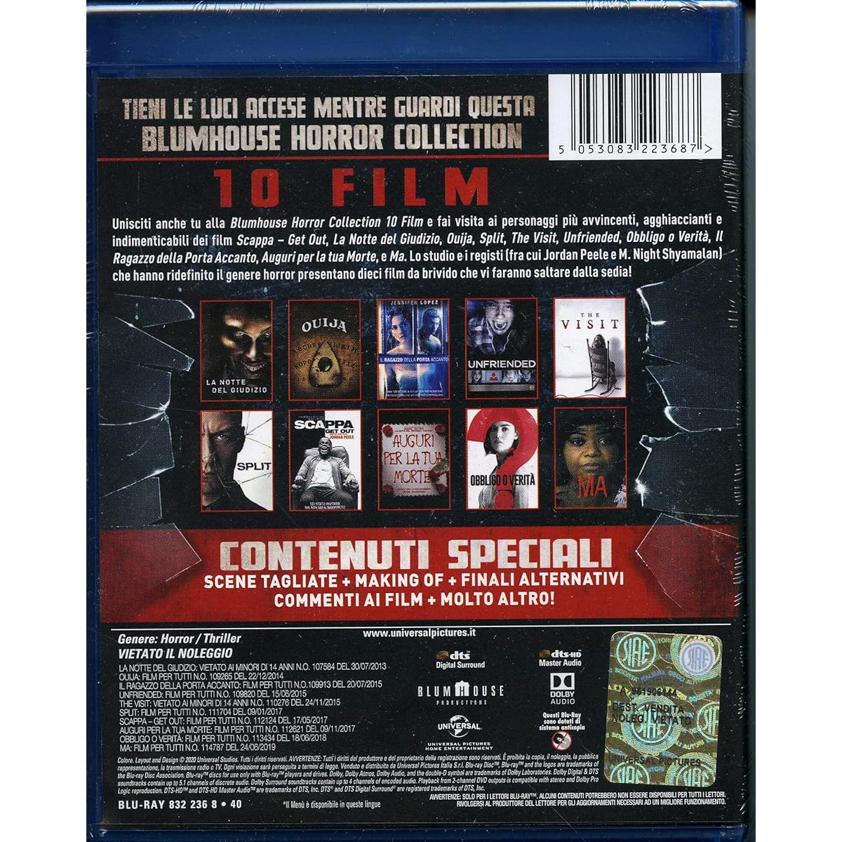 Blumhouse Horror Collection (10 Blu-Ray) [Region Free] [Blu-ray]