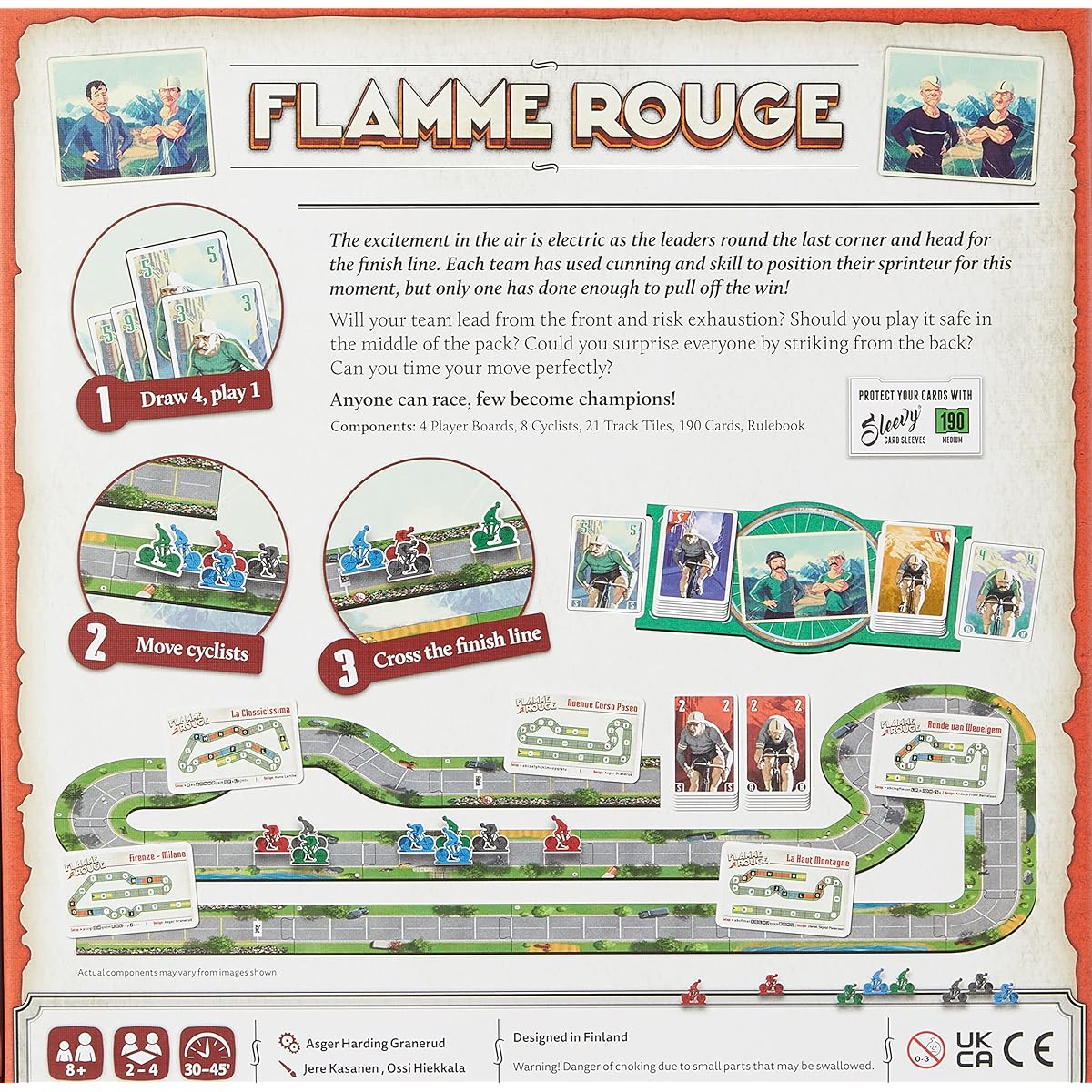 Lautapelit Flamme Rouge Board Game