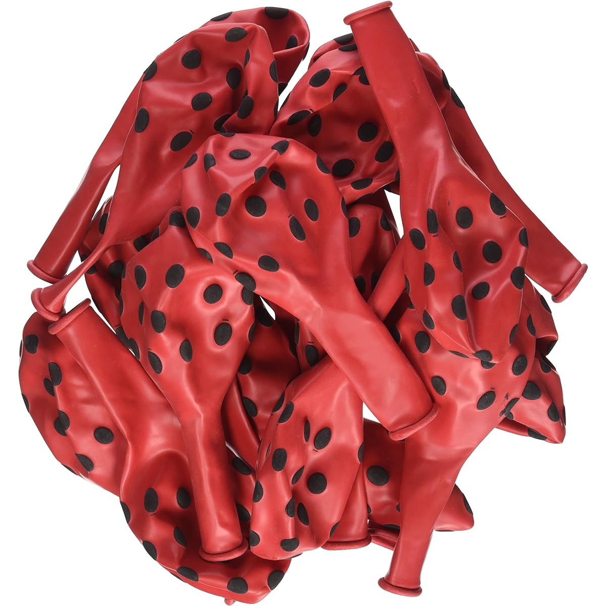 Qualatex Polka Dots Balloons (11, Red with Black Dots) by Qualatex