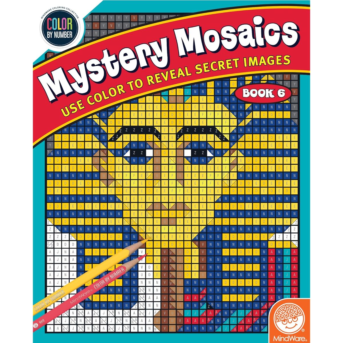Colour By Number Mystery Mosaics: Book 6