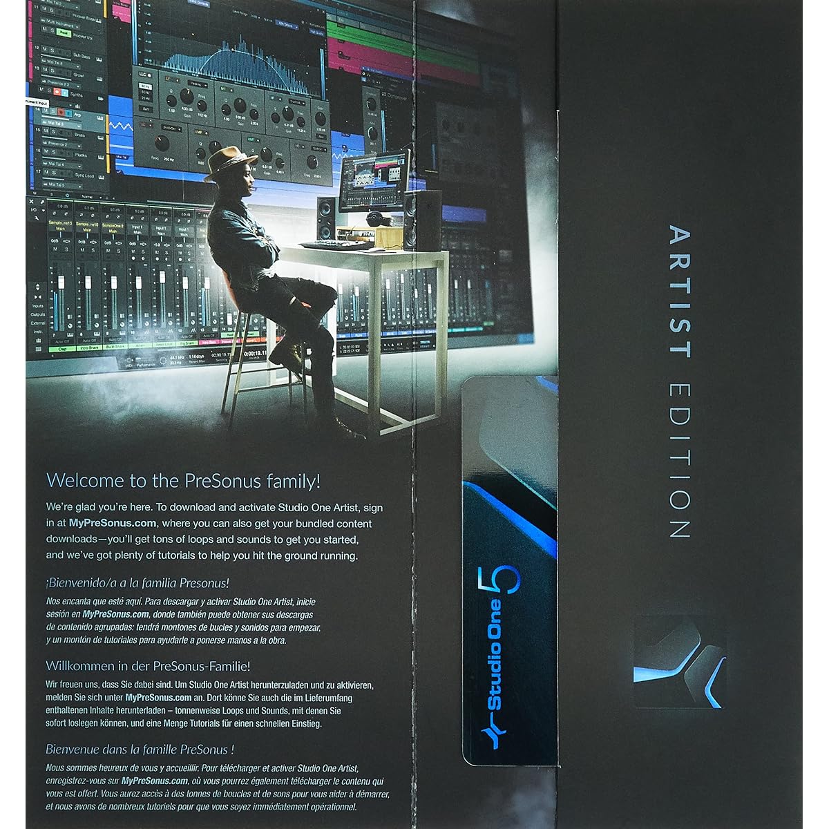PreSonus Studio One 5 Artist - Physical Download Card Version (S15 Art