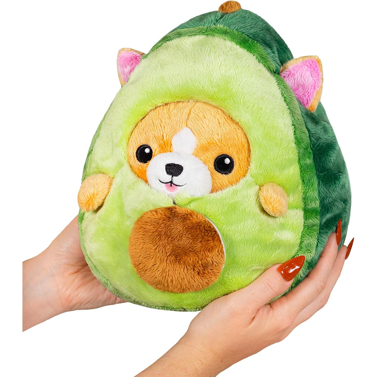 Squishable/Undercover Corgi Avocado 7 inch Plush Toy