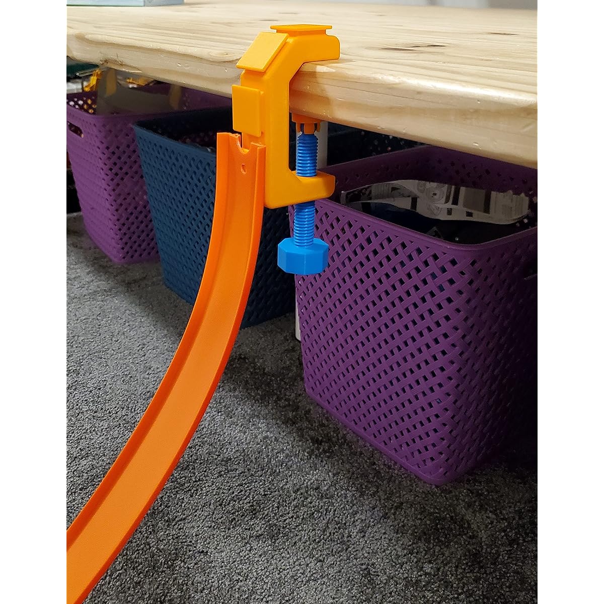 SpeedFreakCNC 1/64 Scale Truck C Clamp Mount Compatible with Hot Wheels & Matchbox Truck Sets