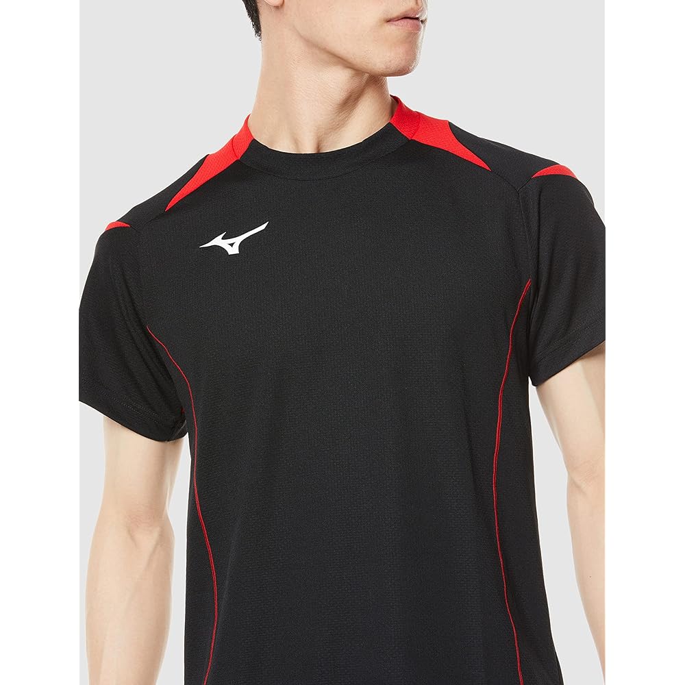 [Mizuno] Volleyball Wear Game Shirt, Short Sleeve, Sweat Absorbent, Quick Drying, Junior Available V2MA2111
