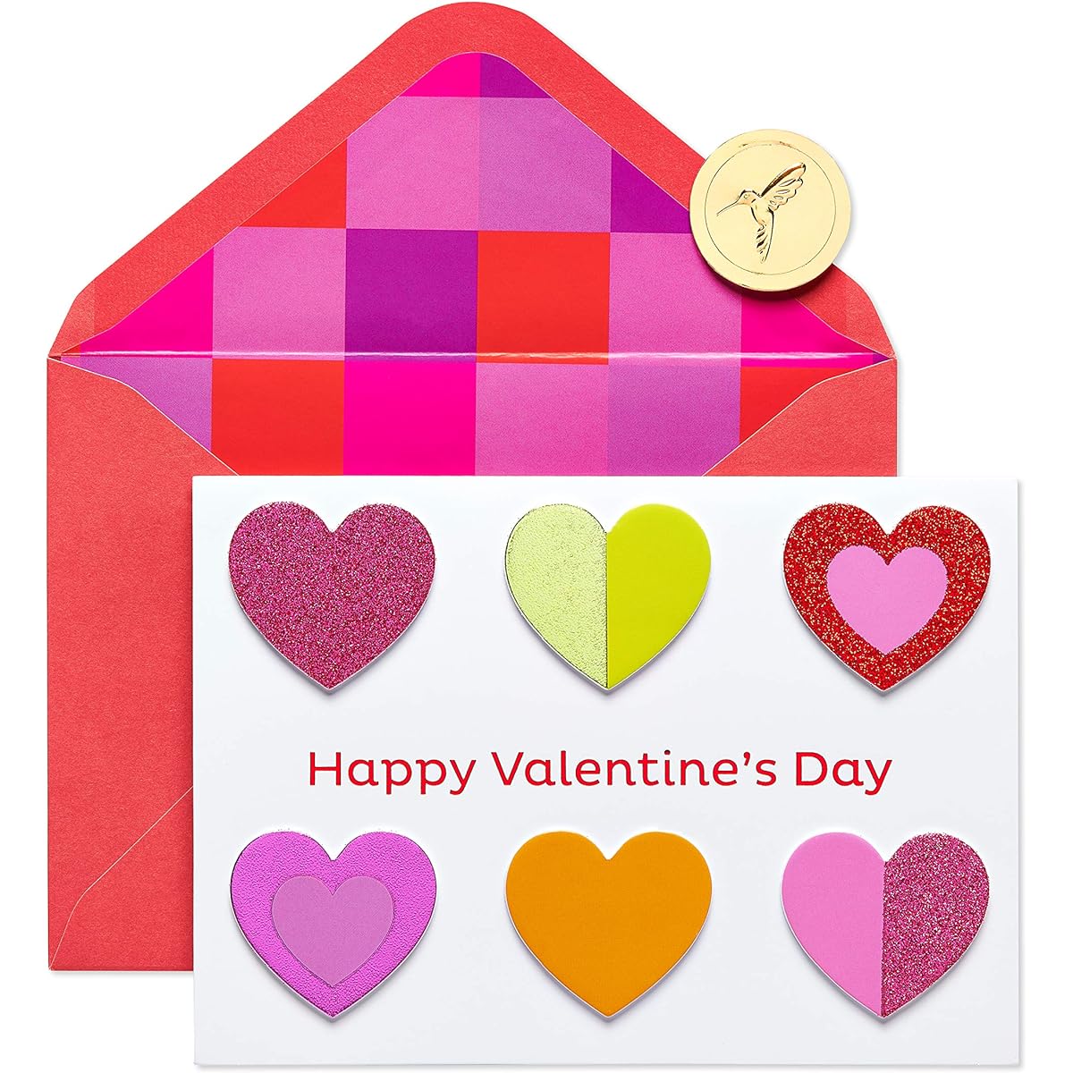 Papyrus Valentine's Card (Colorful Heart)