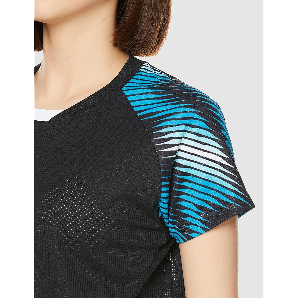 [Mizuno] 62JAA201 Women's Tennis Wear Dry Aeroflow Game Shirt Short Sleeve Highly Ventilated Easy to Move