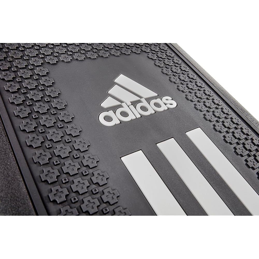 adidas HIIT Deck Training Bench Flat/Incline/Decline Bench [No assembly required] Adjustable to 2 heights Resistance tube/skipping rope included Storage included ADP-15070BK