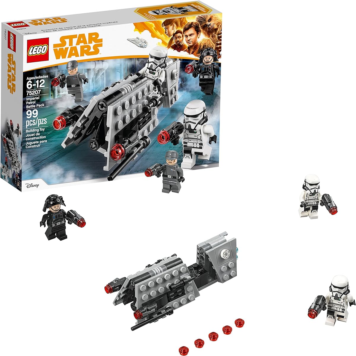 LEGO Star Wars Imperial Patrol Battle Pack 75207 Building Kit 99 pieces