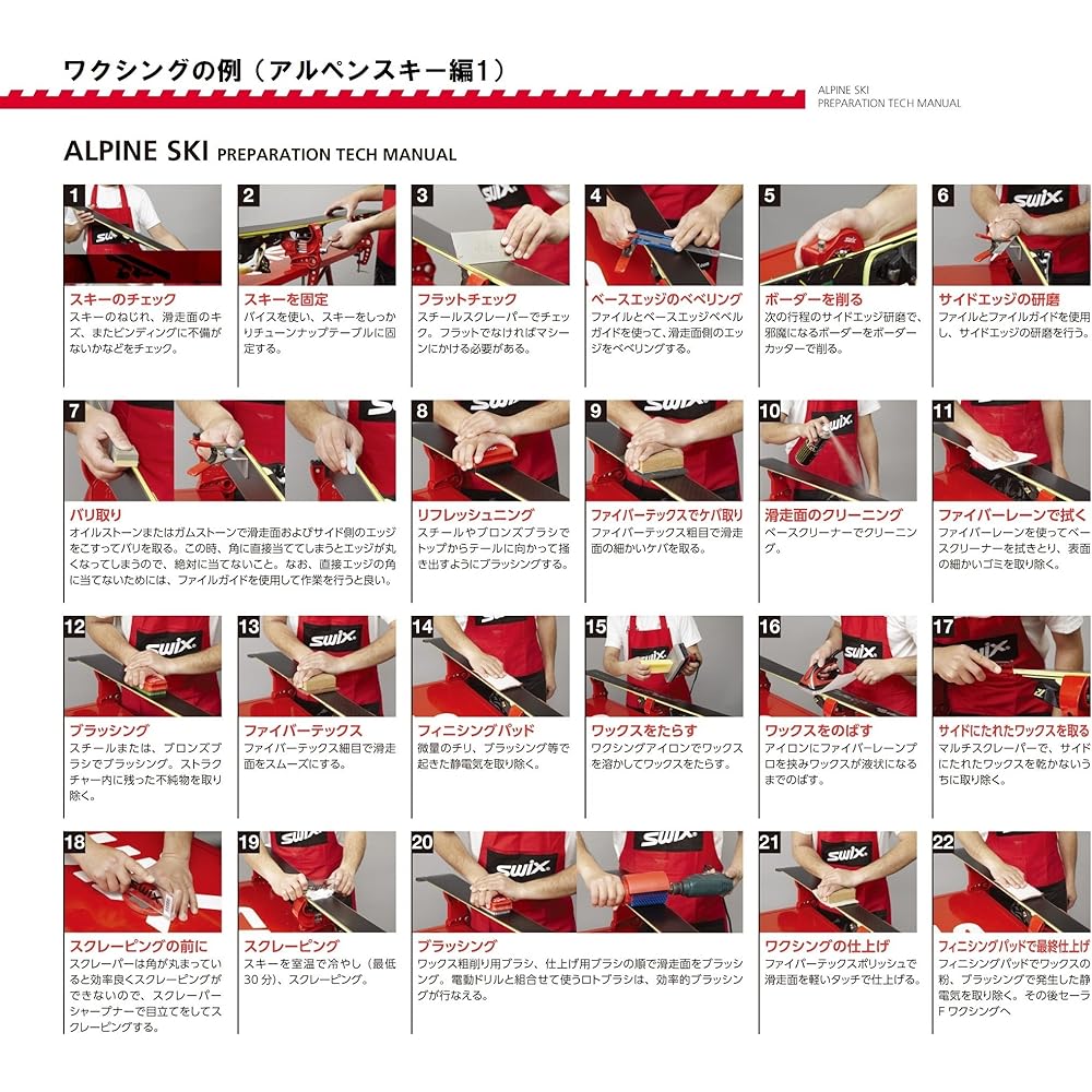 SWIX ski/snowboard tuning brush finishing