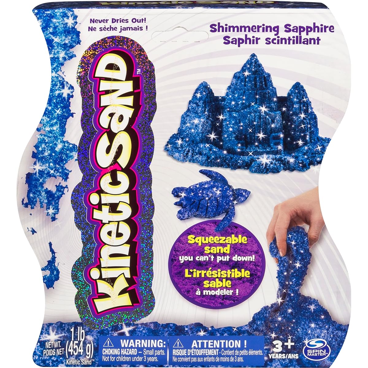 [Kinetic Sand] Kinetic Sand, 1lb Shimmering Blue Sapphire 20070313 [Parallel Import]