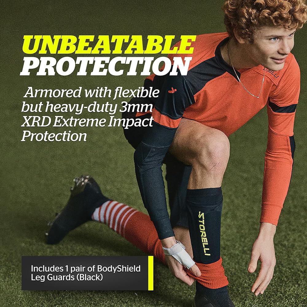 Storelli BodyShield Leg Guard Ankle Shin Guard Shin Guard Holder Shock Absorption L