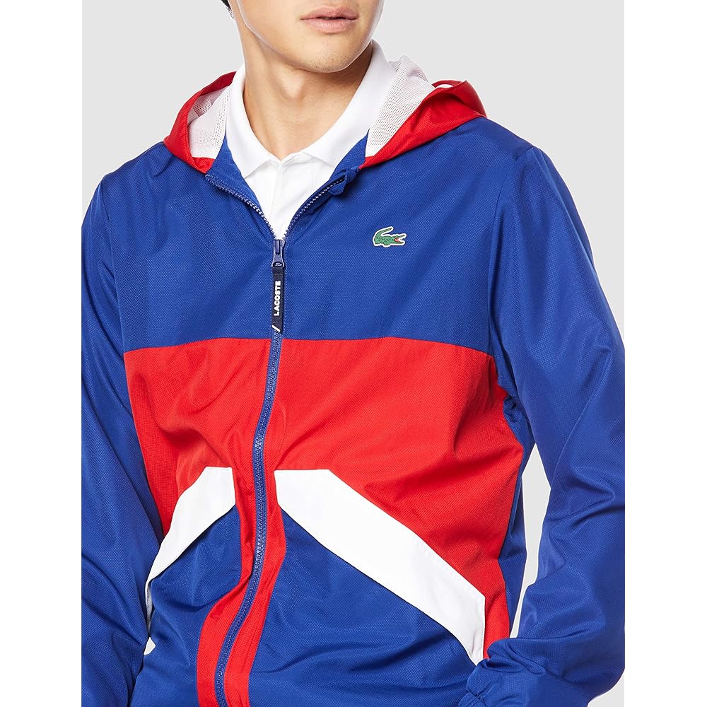 [Lacoste] Outerwear [Official] Color Block Water Repellent Zip Jacket Men's