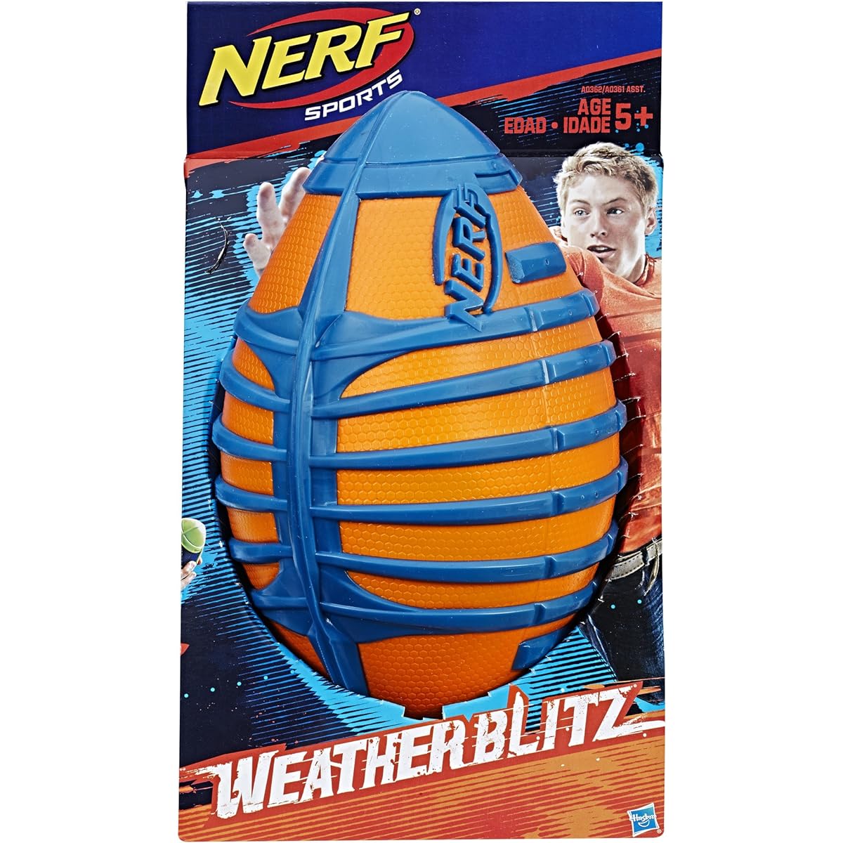 Nerf Sports Weather Blitz Football Toy Orange A0362AS0 [Parallel Import]