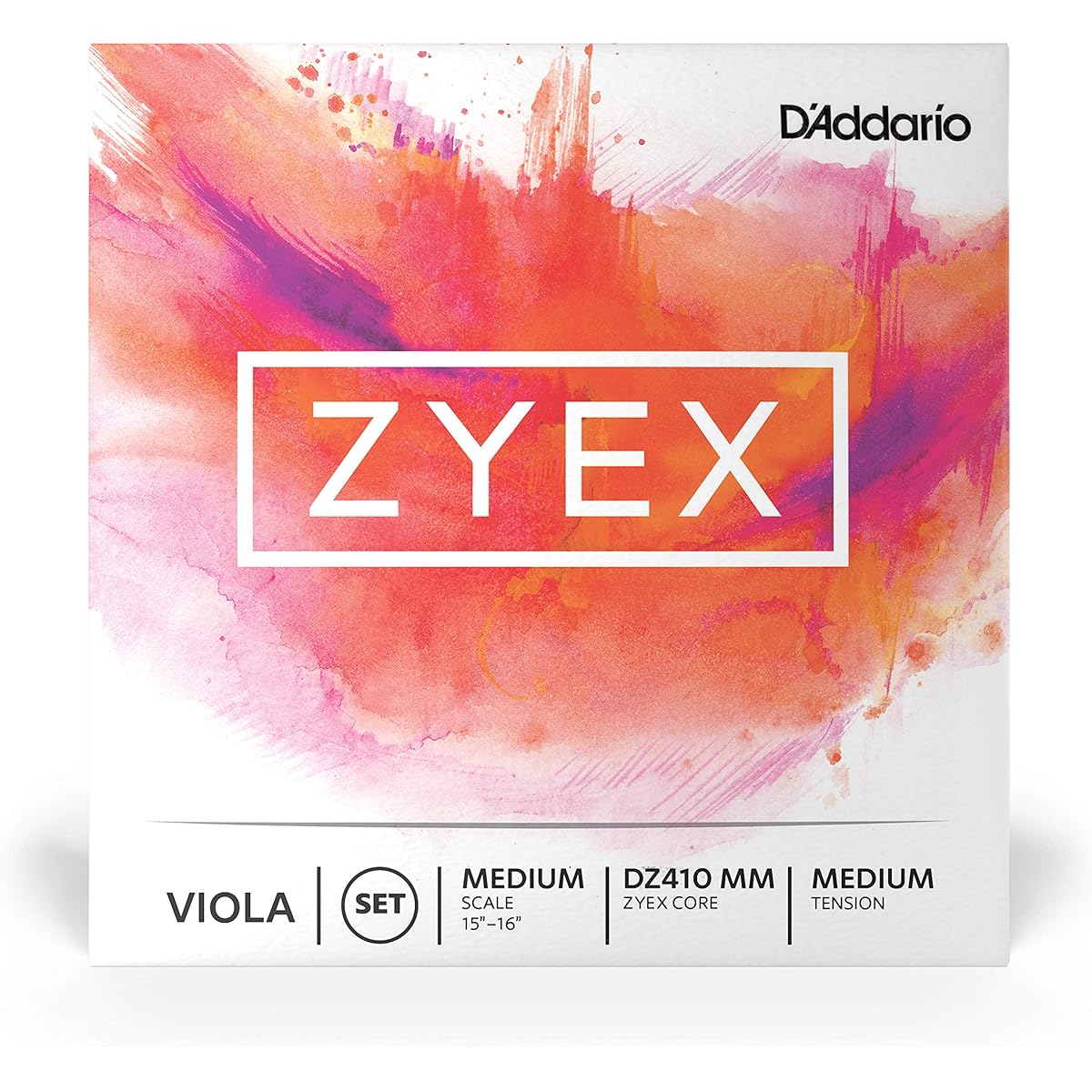 D'Addario Viola Strings Zyex Set Medium Scale DZ410 MM Medium Tension [Domestic regular product]