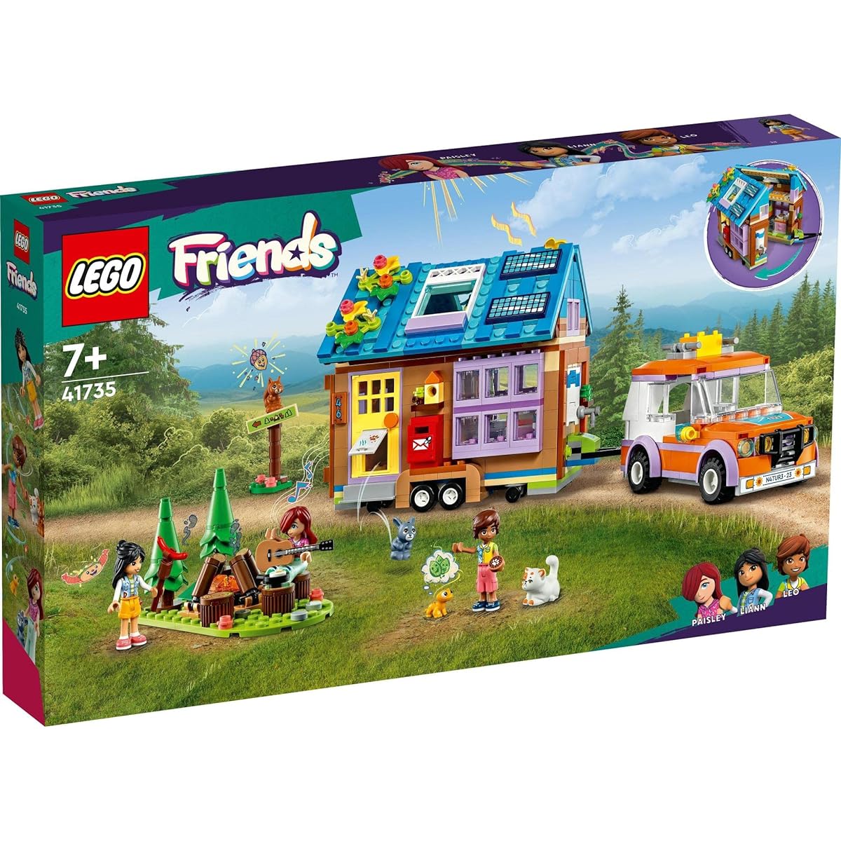 LEGO Friends Mobile Little House 41735 Toy Blocks Pretend Play House Girls Ages 7 and up
