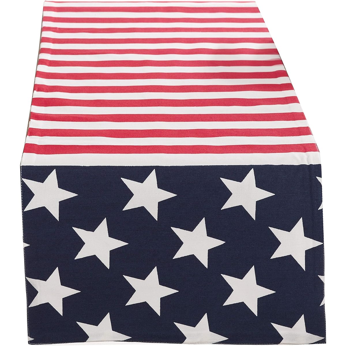 (41cm x 180cm) - Fennco Styles American Flag Star Spangled Table Runner