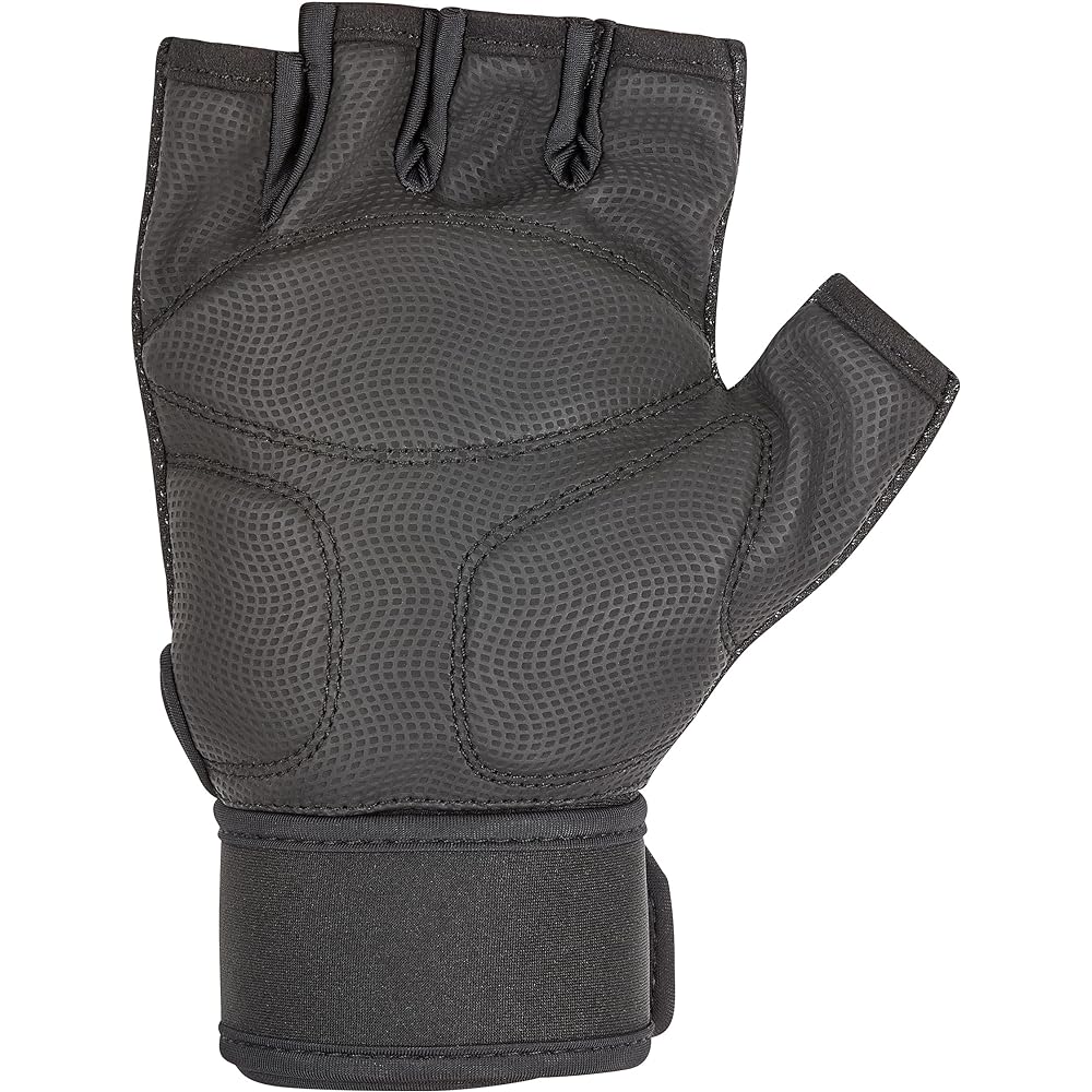 adidas Elite Training Gloves Ergonomic Sweat Absorbent Breathable Double Wrist Wrap with Removable Ring Strap
