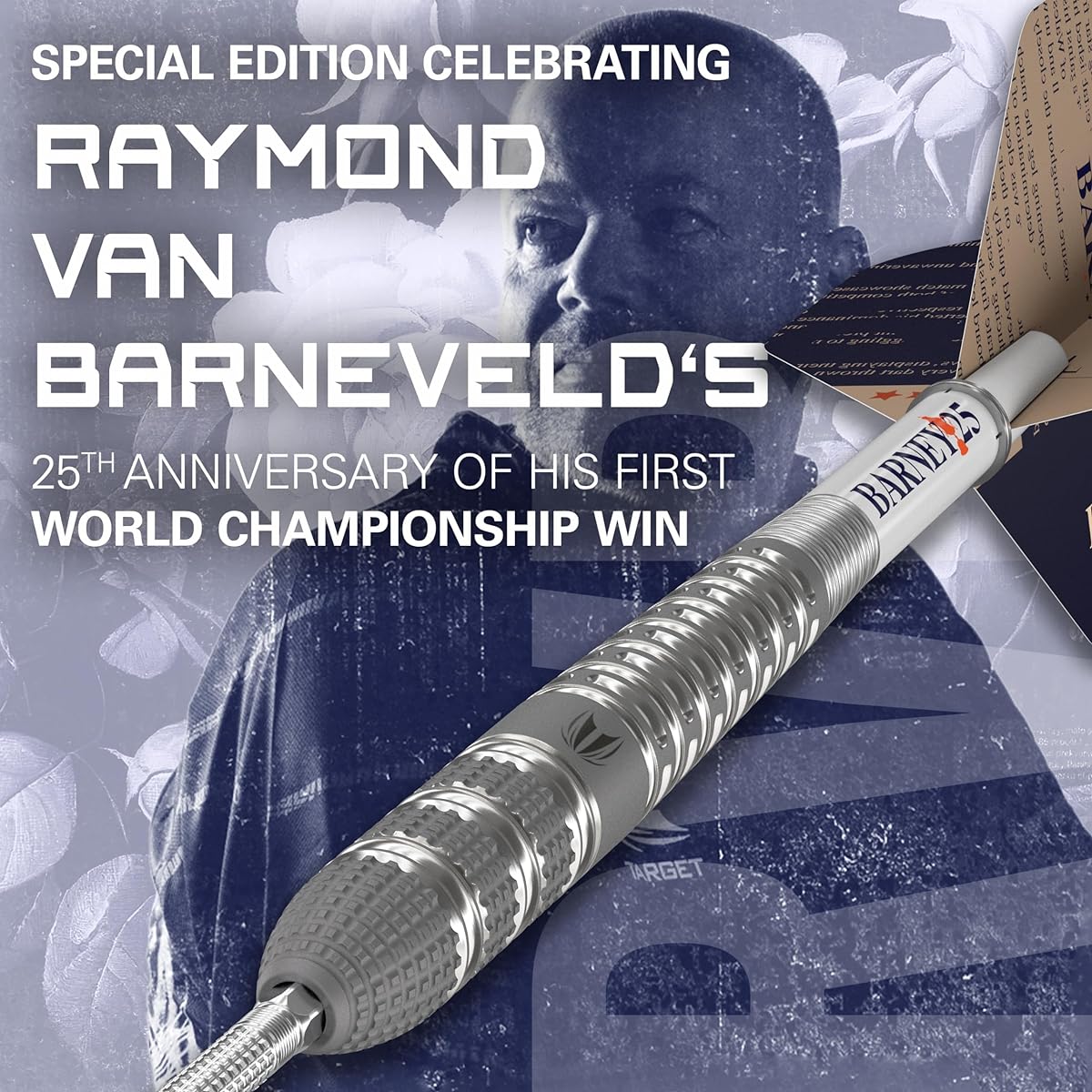 Target Darts Raymond Van Barneveld RVB 25th Edition 23G 95% Tungsten Swiss Point Steel Tip Dart Set