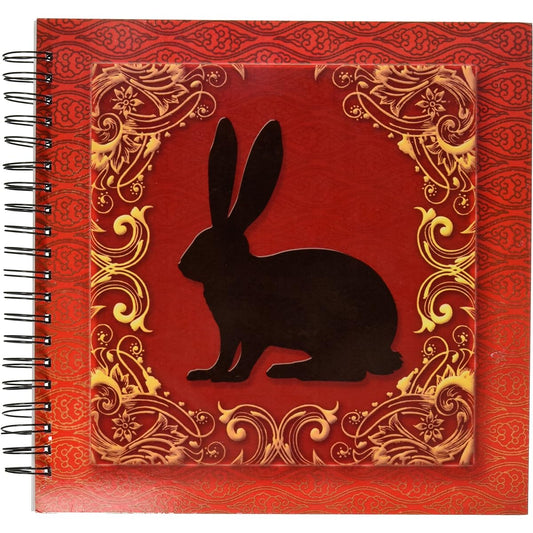 3dRose LLC db_101856_2 Memory Book 12x12 Chinese Year of the Zodiac Red Gold Black
