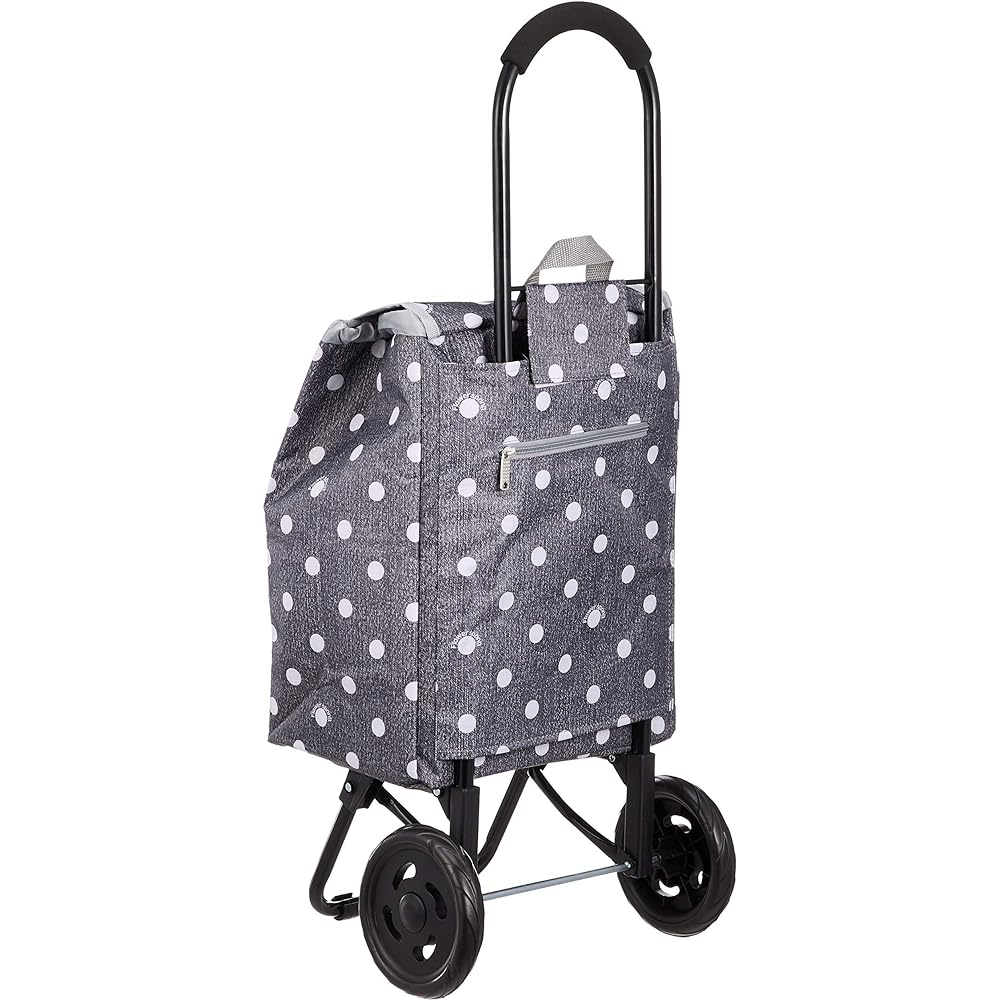 CHARMISS Shopping Cart Dot Gray 15-5008 Charcoal Gray