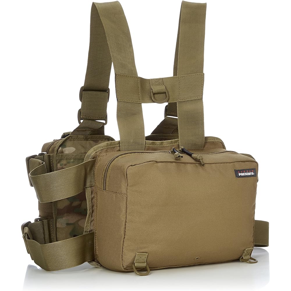 LITTLE PRESENTS Strap Vest Neo V-23 Khaki Free
