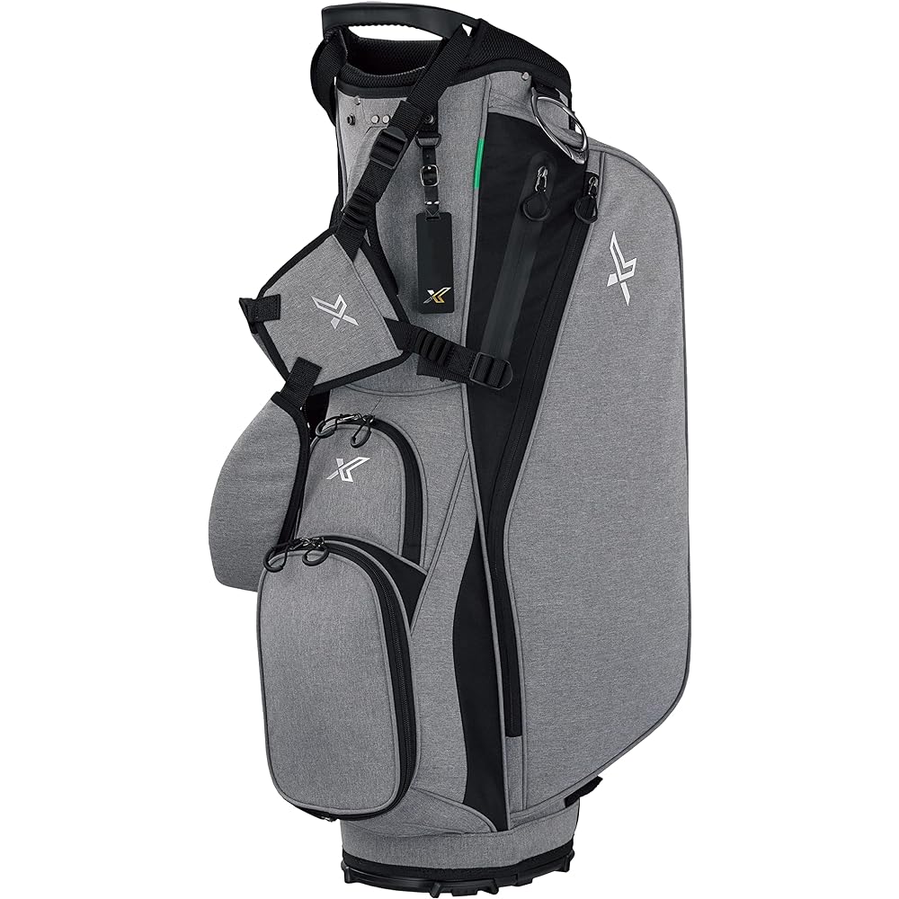 DUNLOP Golf Caddy Bag XXIO Men's GGC-X141 Charcoal/Gray Golf Bag