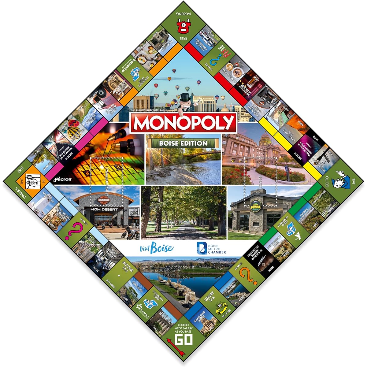 MONOPOLY Board Game - Boise Edition: 2-6 Players Family Board Game for Kids and Adults Board Game for Ages 8+ Kids and Adults Great for Game Night