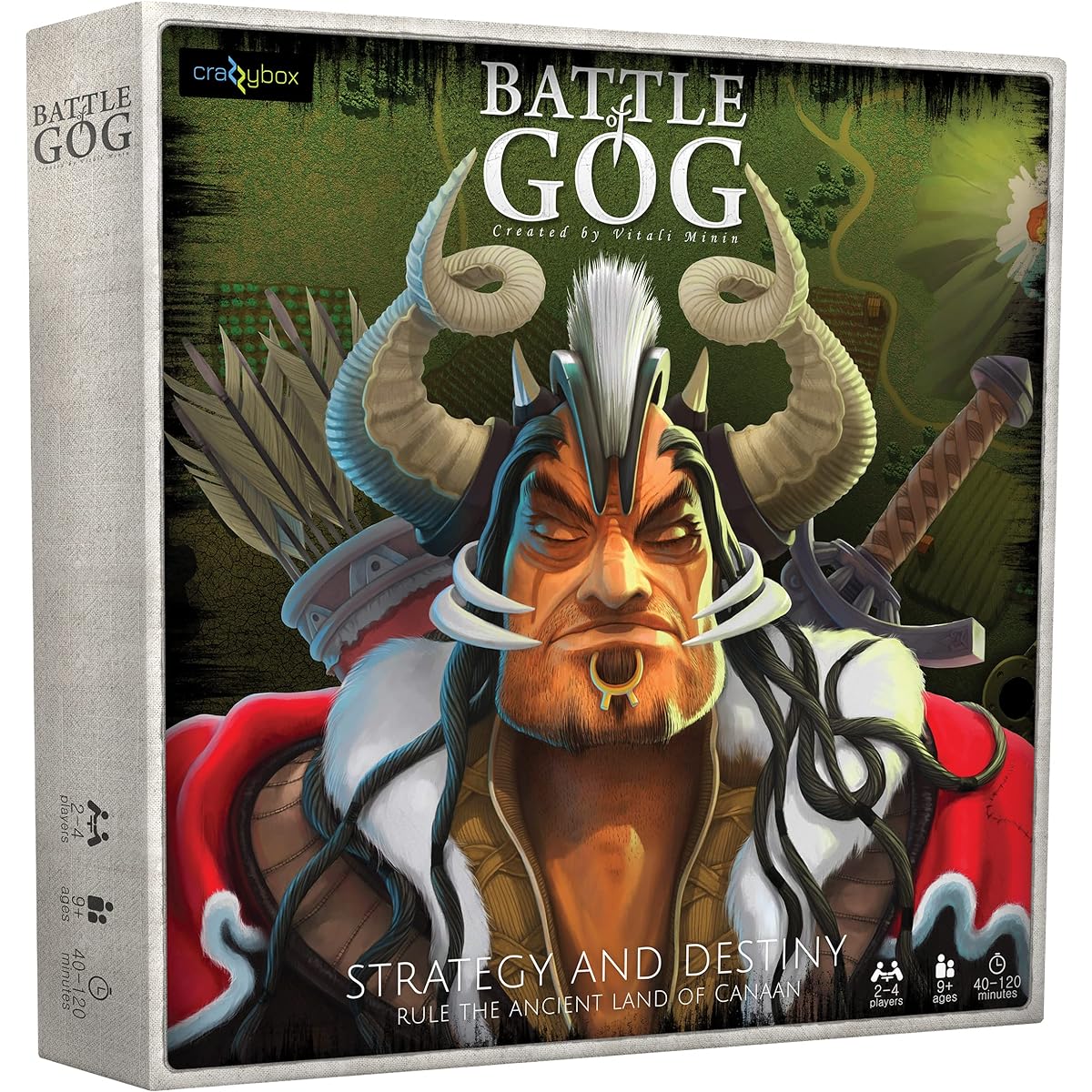 Battle of GOG Board Game Family Board Game for Adults and Families Destiny and Strategy Board Game for 2-4 Players Ages 9+ Average Play Time 40-120 Minutes by Crazzybox