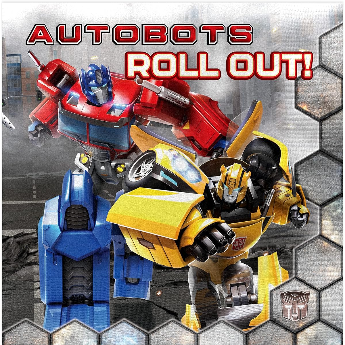 Treasures Gifted Transformers Napkins - Pack of 16 Transformers Dinner Napkins - Transformers Party Supplies - Transformers Birthday Party Supplies - Transformers Birthday Decorations