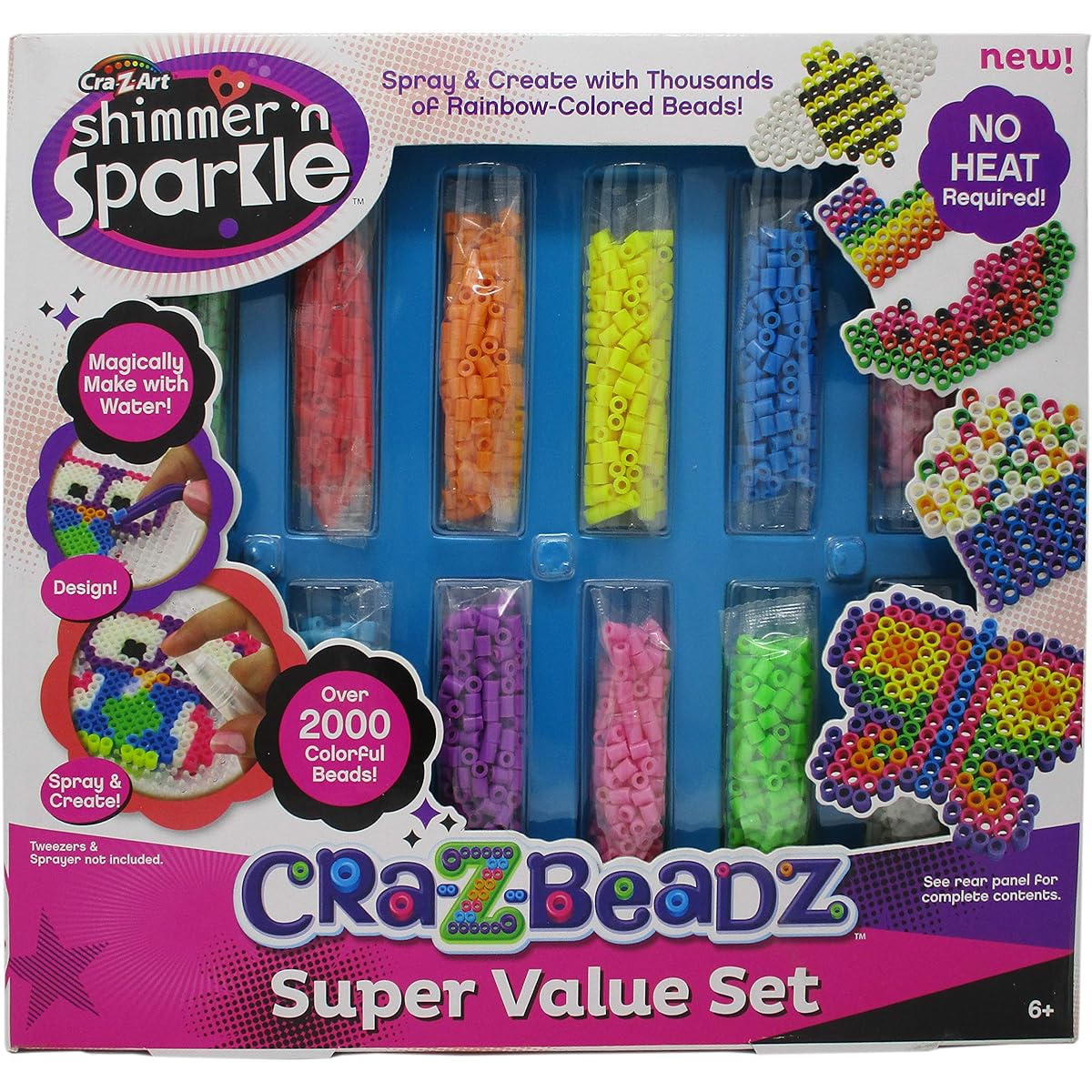 Cra-Z-Art Shimmer 'N Sparkle - CRA-Z-Beads Super Value Set