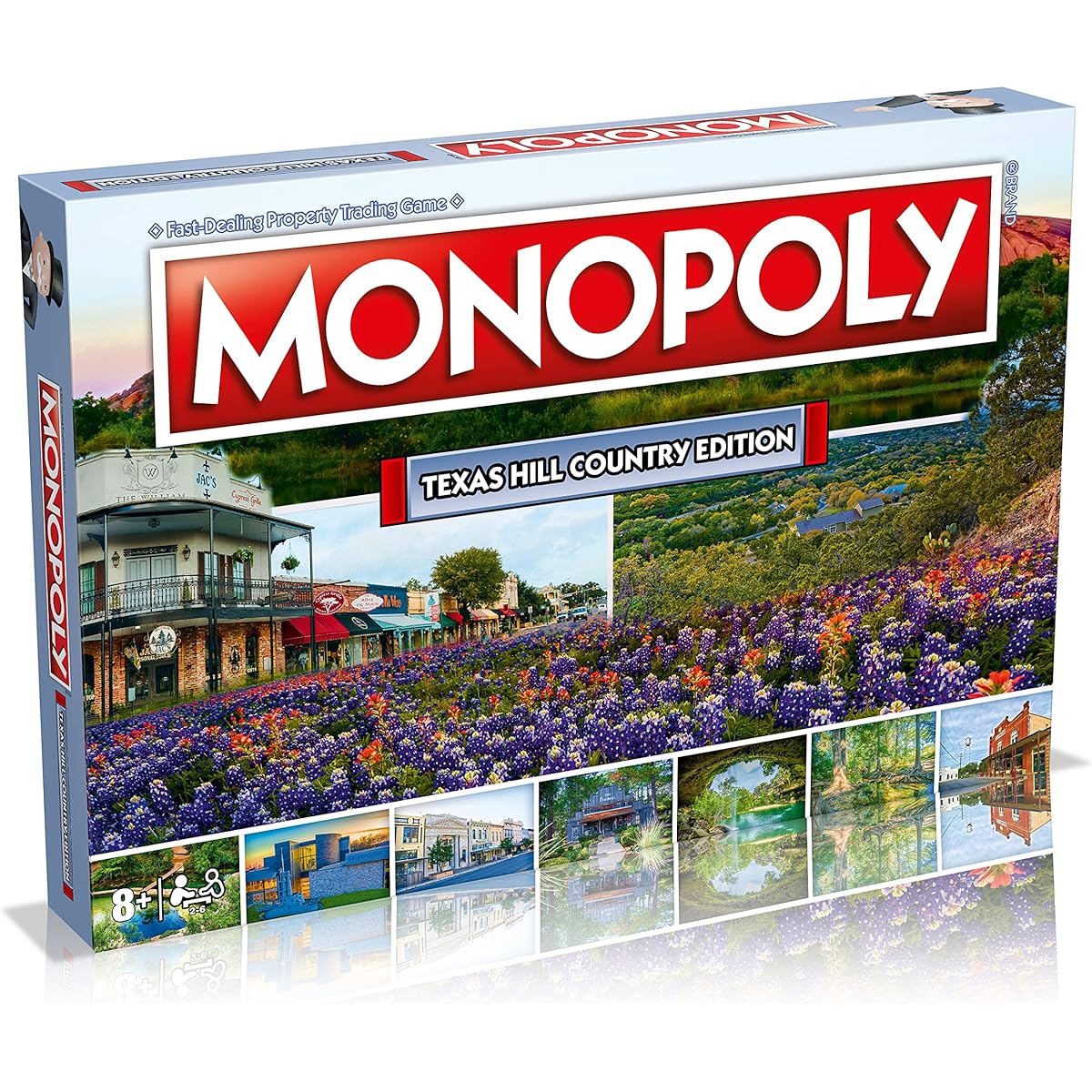 Texas Hill Country Monopoly Board Game Edition Family Game Ages 8+
