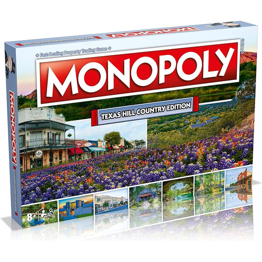 Texas Hill Country Monopoly Board Game Edition Family Game Ages 8+