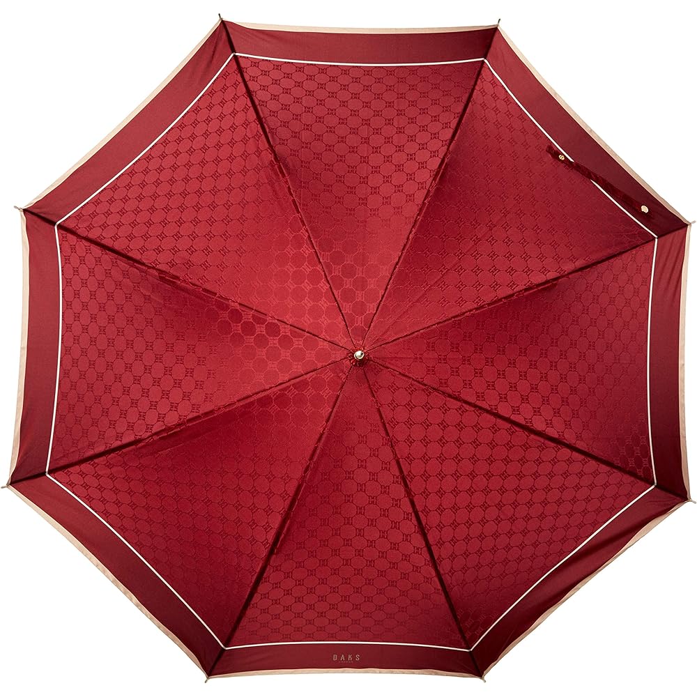 [Moonbat] Umbrella MOONBAT DAKS Monogram Jacquard Umbrella Long Umbrella Yarn-dyed Logo Simple Stylish Cute Made in Japan Present Gift Women Rim Length: 60cm