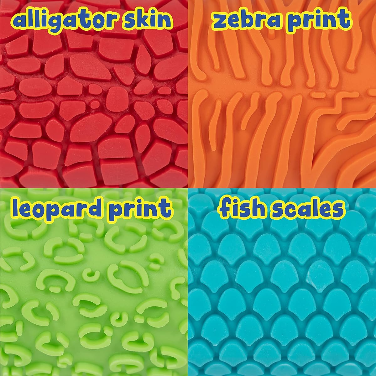 Paint & Clay Animal Rockers 4 Set