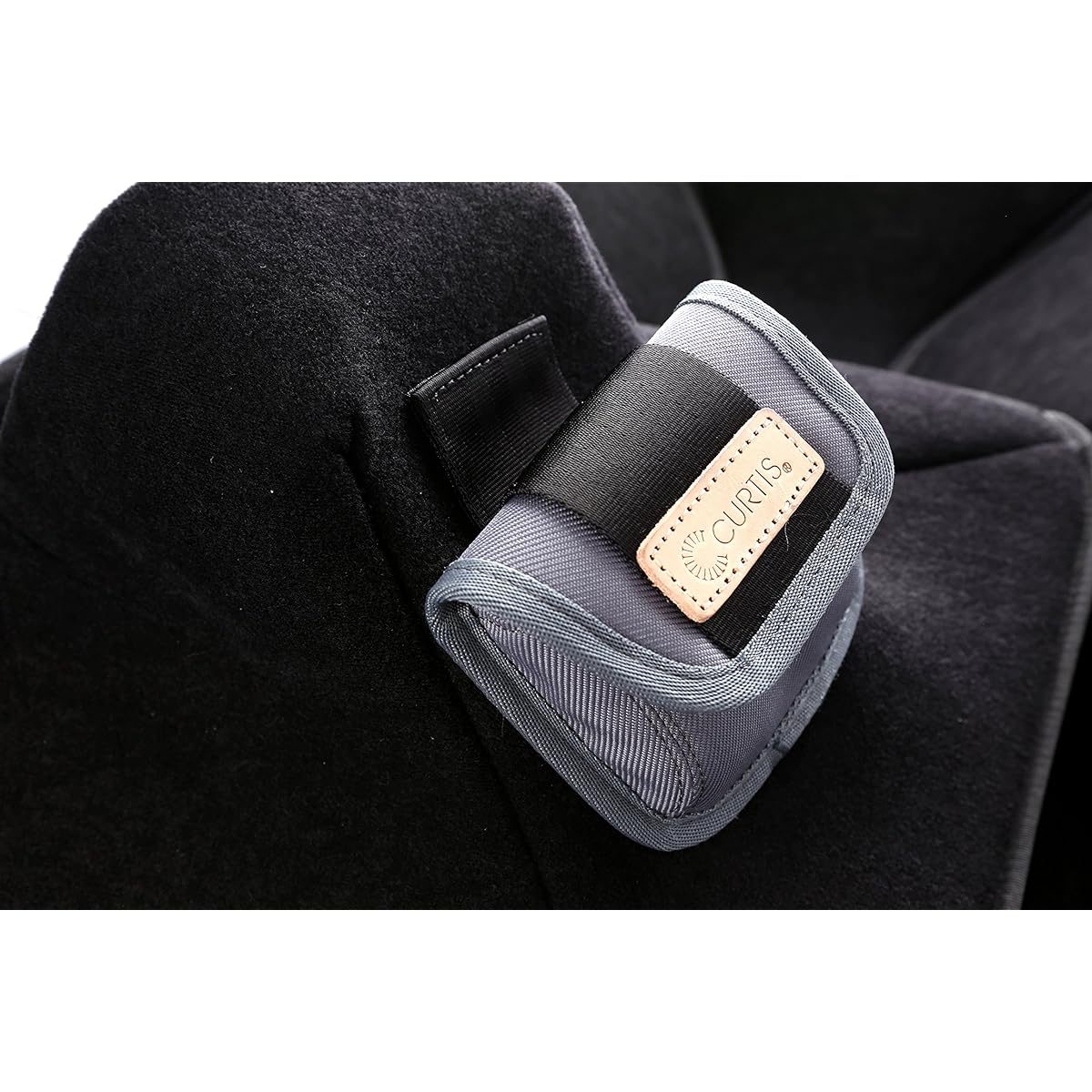 CURTIS French Horn Mouthpiece Pouch - Belt Type (Black)