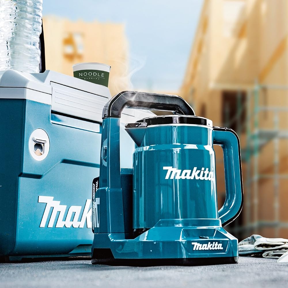 Makita Rechargeable Kettle 36V Battery and Charger Sold Separately KT360DZ Blue