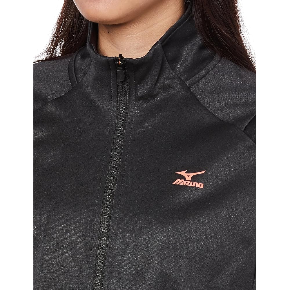 Mizuno K2JCA656 Women's Training Wear, Brushed Lining Jersey Jacket
