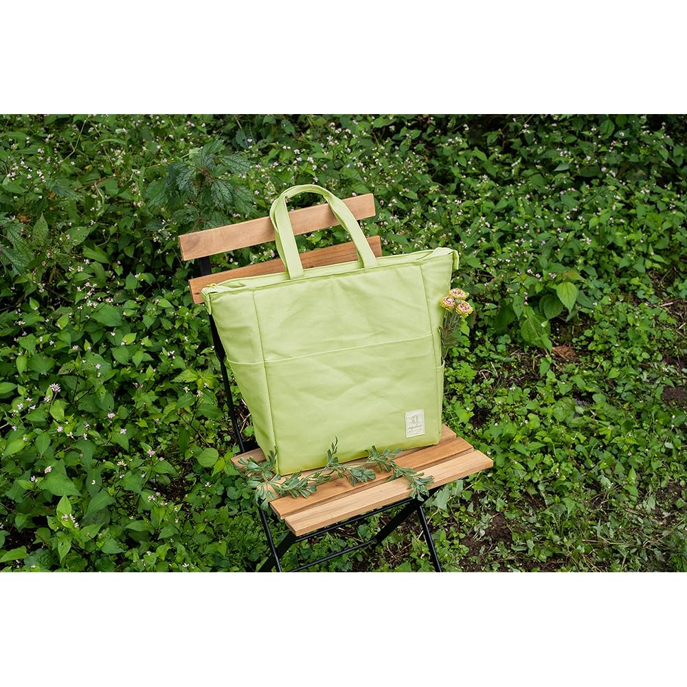 CAPTAIN STAG Cooler Bag Tote Cooler Bag [Glow/Light Green Bloom/Purple Gray] Aprile UT-510/UT-511